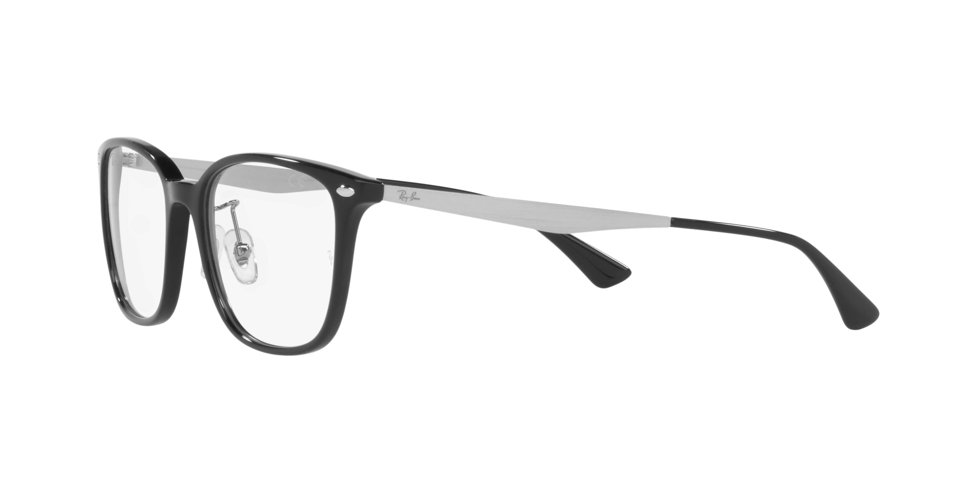 Ray Ban l 低奢細邊方框眼鏡 經典黑