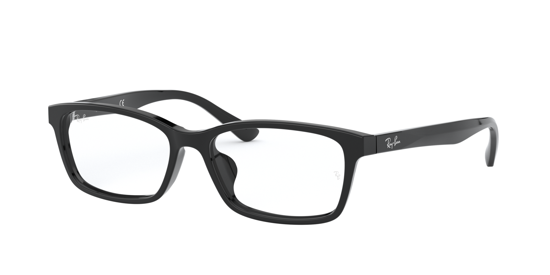 Ray Ban l 博學沉穩長方寬眼鏡 經典黑