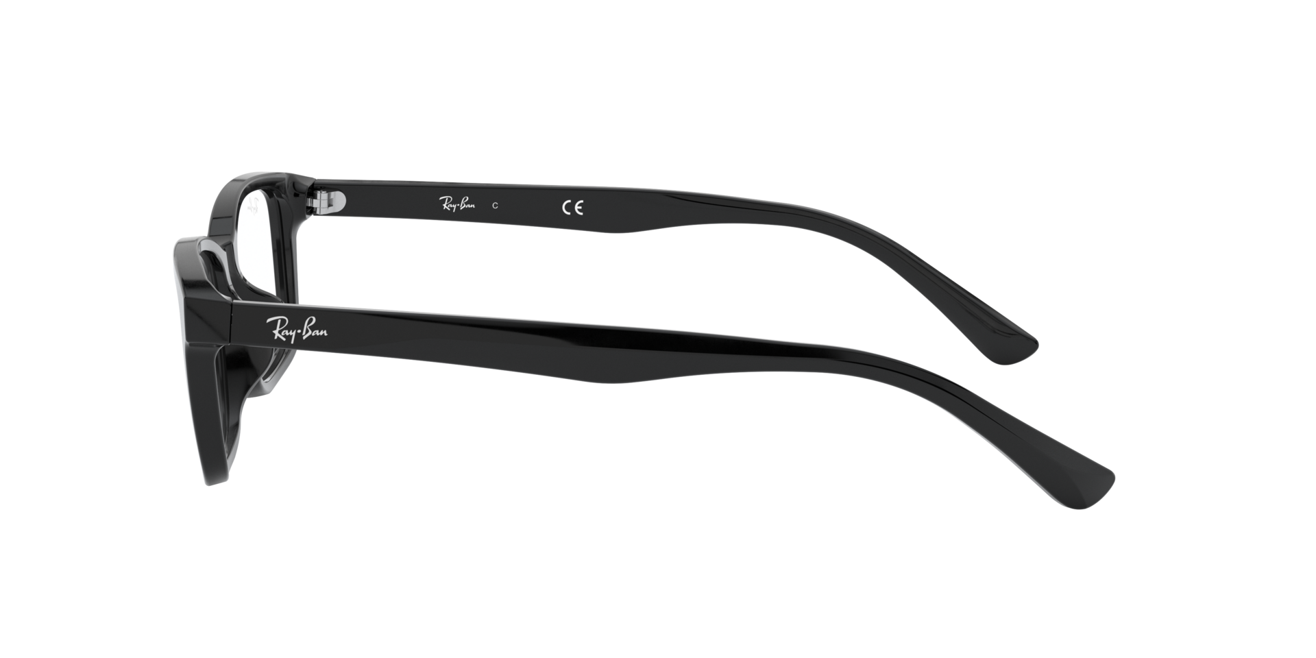 Ray Ban l 博學沉穩長方寬眼鏡 經典黑