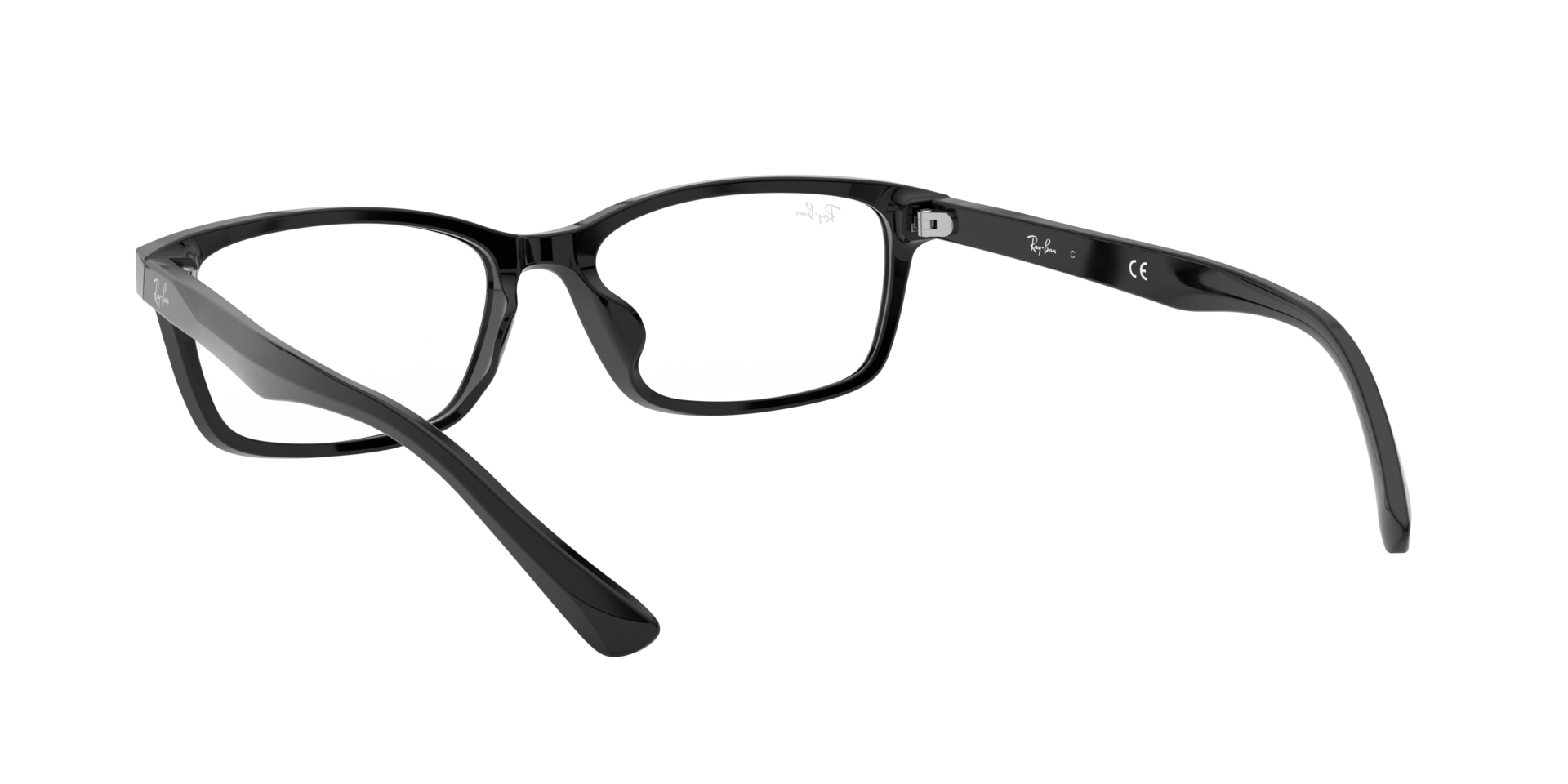 Ray Ban l 博學沉穩長方寬眼鏡 經典黑