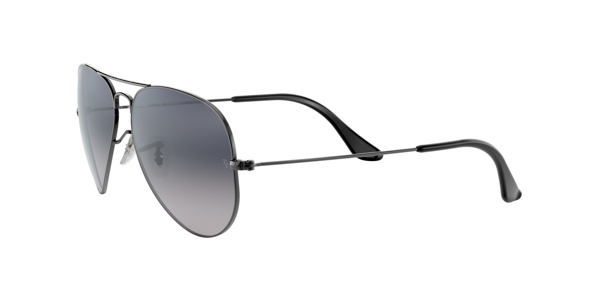 Ray Ban l 率性漸層飛官框太陽眼鏡 漸層鐵灰