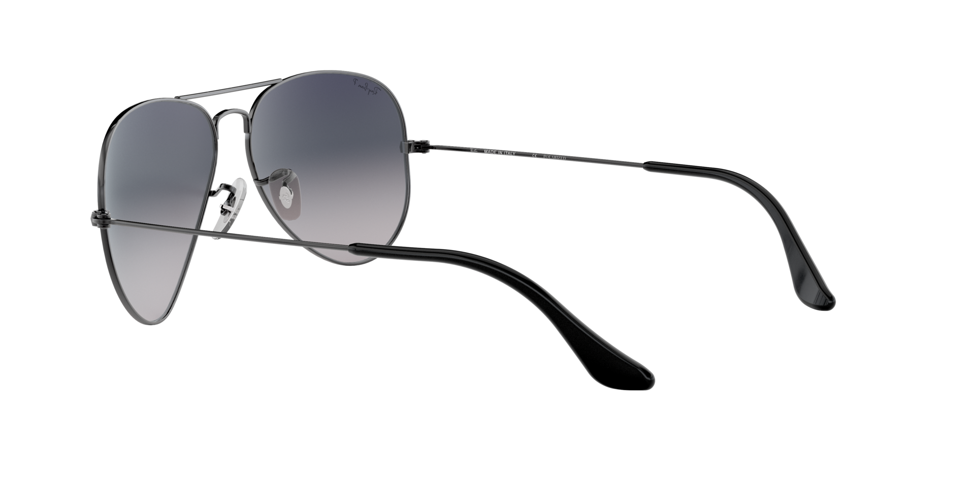 Ray Ban l 率性漸層飛官框太陽眼鏡 漸層鐵灰