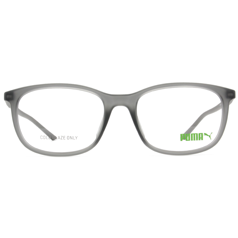 PUMA l 內斂沉穩方框眼鏡 霧質灰