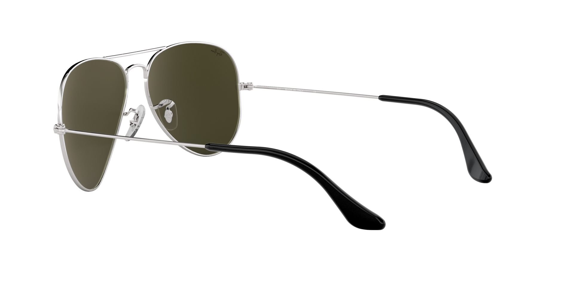 Ray Ban l 率性水銀鏡面飛官框太陽眼鏡 墨綠/銀