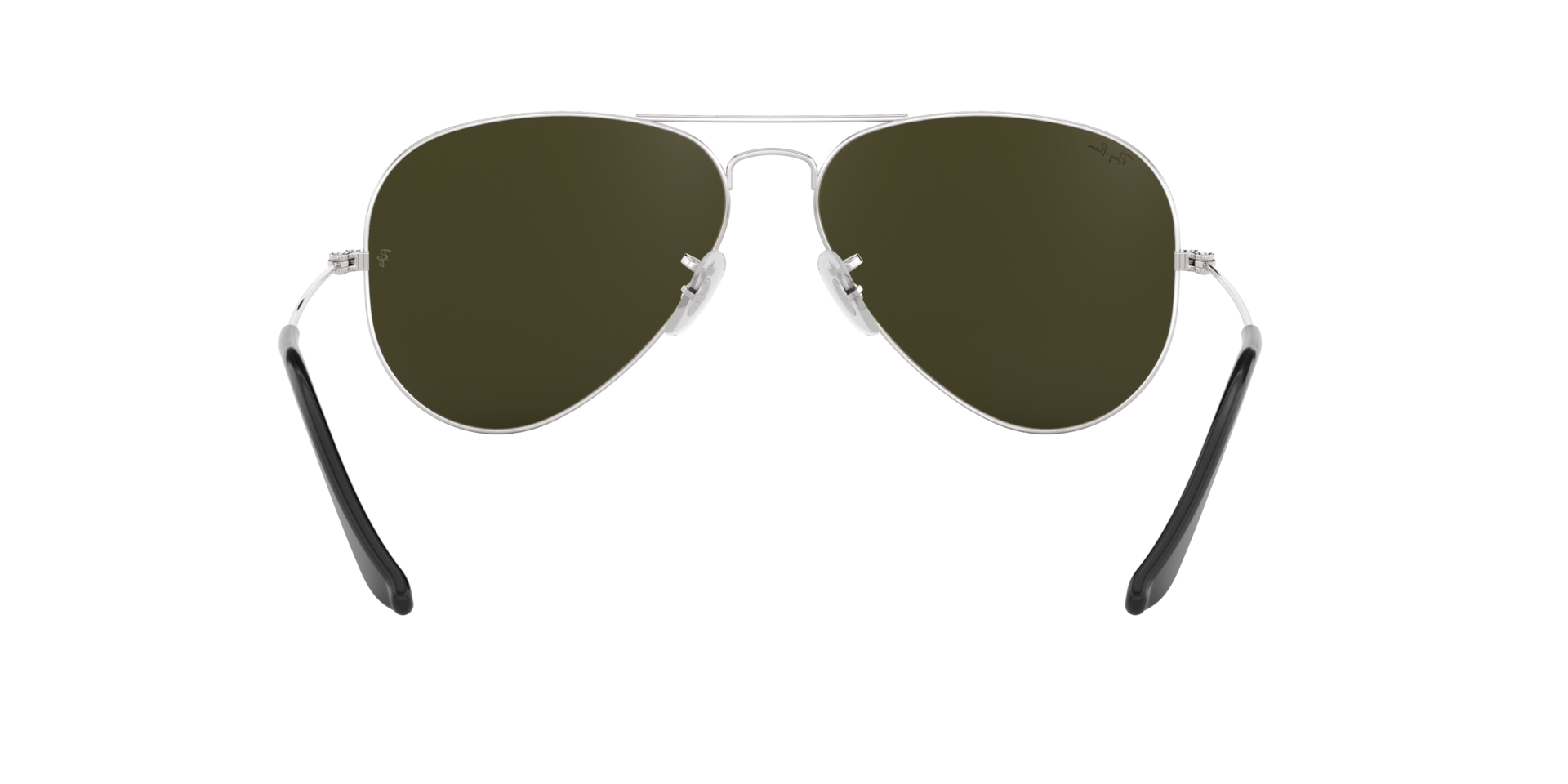 Ray Ban l 率性水銀鏡面飛官框太陽眼鏡 墨綠/銀