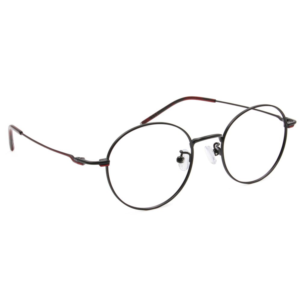 極．纖細輕款｜知性款波士頓框眼鏡 格調黑