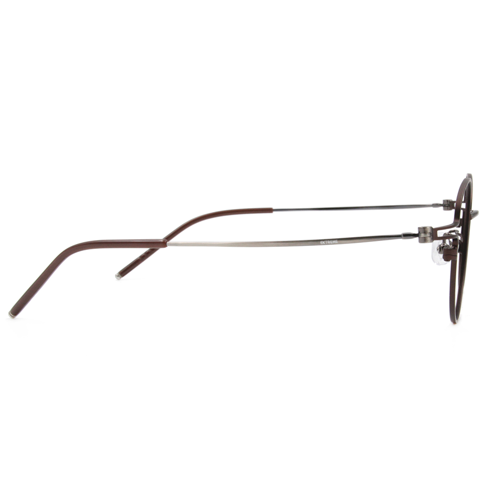 極．纖細輕款｜輕盈舒適波士頓框眼鏡 拿鐵棕