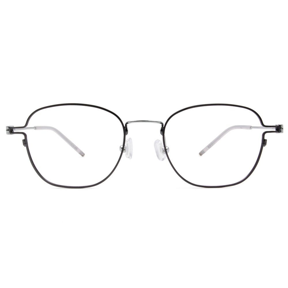 極．纖細輕款｜輕盈舒適方框眼鏡 晨曦灰