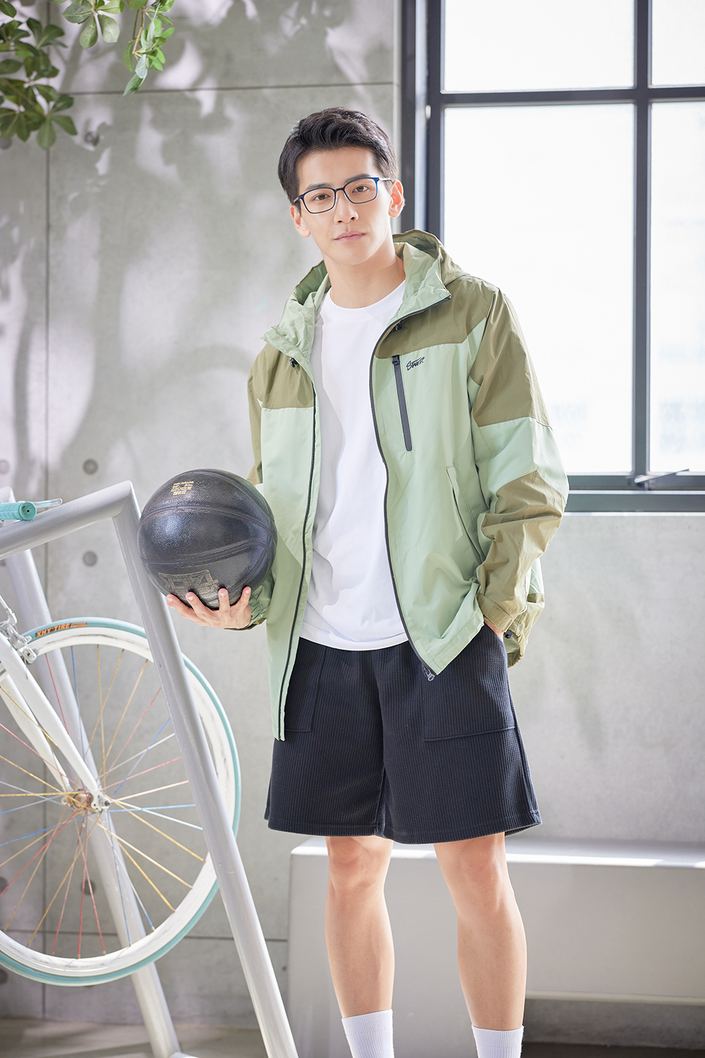 極．纖細輕款｜經典細邊方框眼鏡 秘海藍