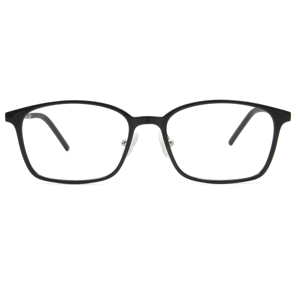 極．纖細輕款｜經典細邊方框眼鏡 鋼琴黑
