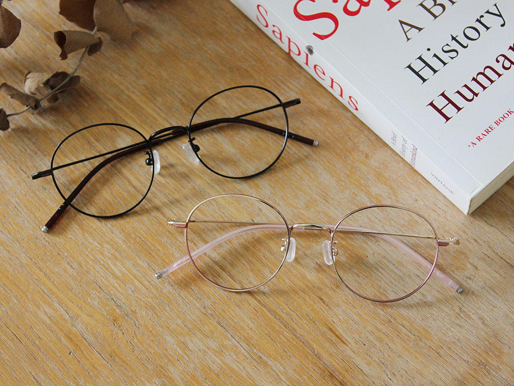 極．纖細輕款｜知性款波士頓框眼鏡 格調黑