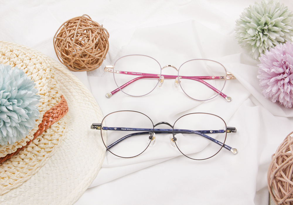 SOU・SOU l 個性王牌 圓框眼鏡❀黑/暈染藍