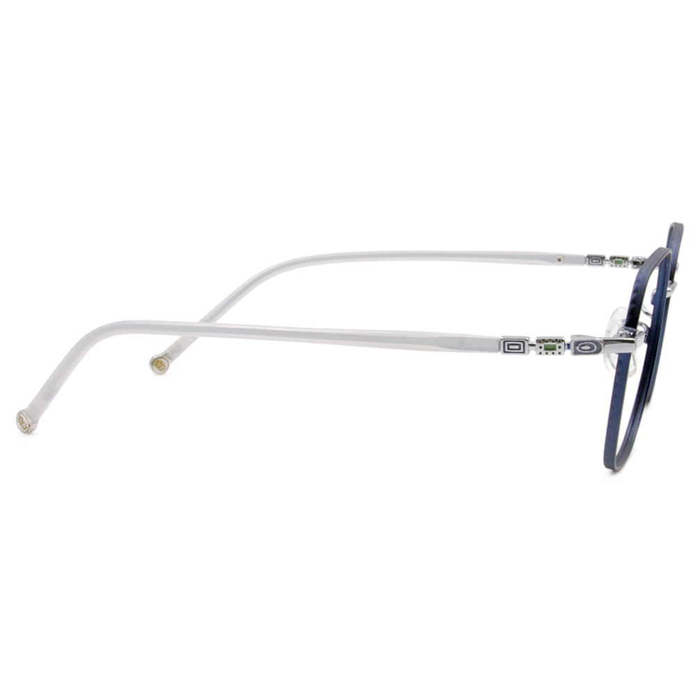 SOU・SOU l 個性王牌 多邊框眼鏡❀霧金屬藍