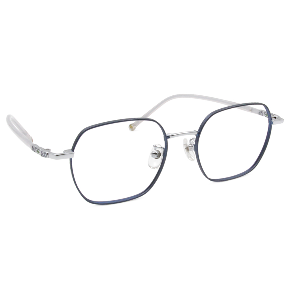 SOU・SOU l 個性王牌 多邊框眼鏡❀霧金屬藍