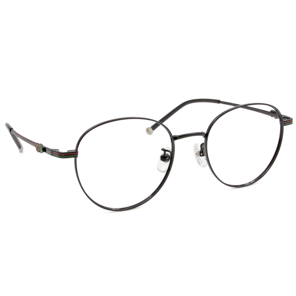 SOU・SOU l 微笑清新 圓框眼鏡❀黑/聖誕樹