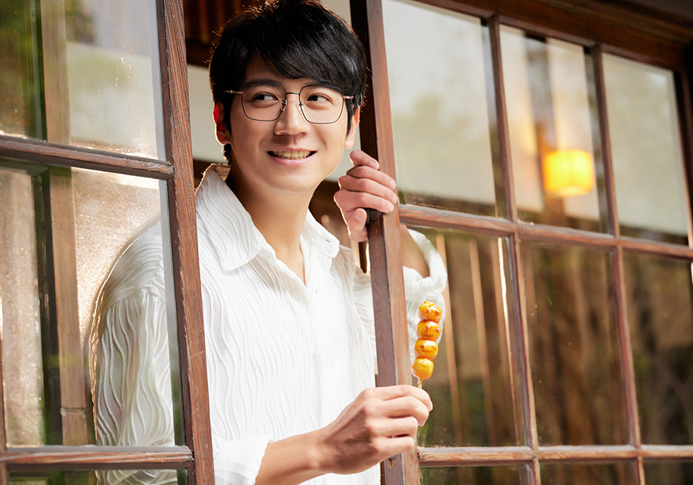 SOU・SOU l 微笑清新 大方框眼鏡❀深黑可可