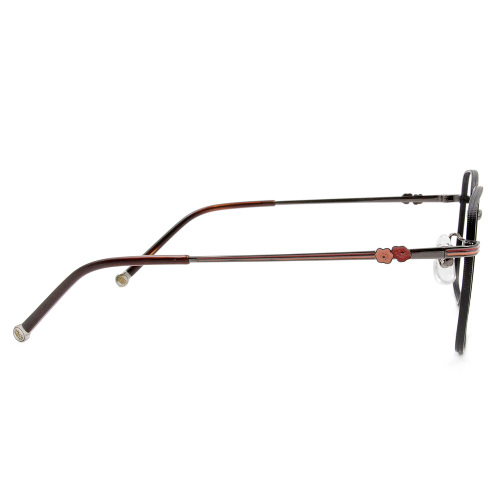 SOU・SOU l 微笑清新 大方框眼鏡❀深黑可可