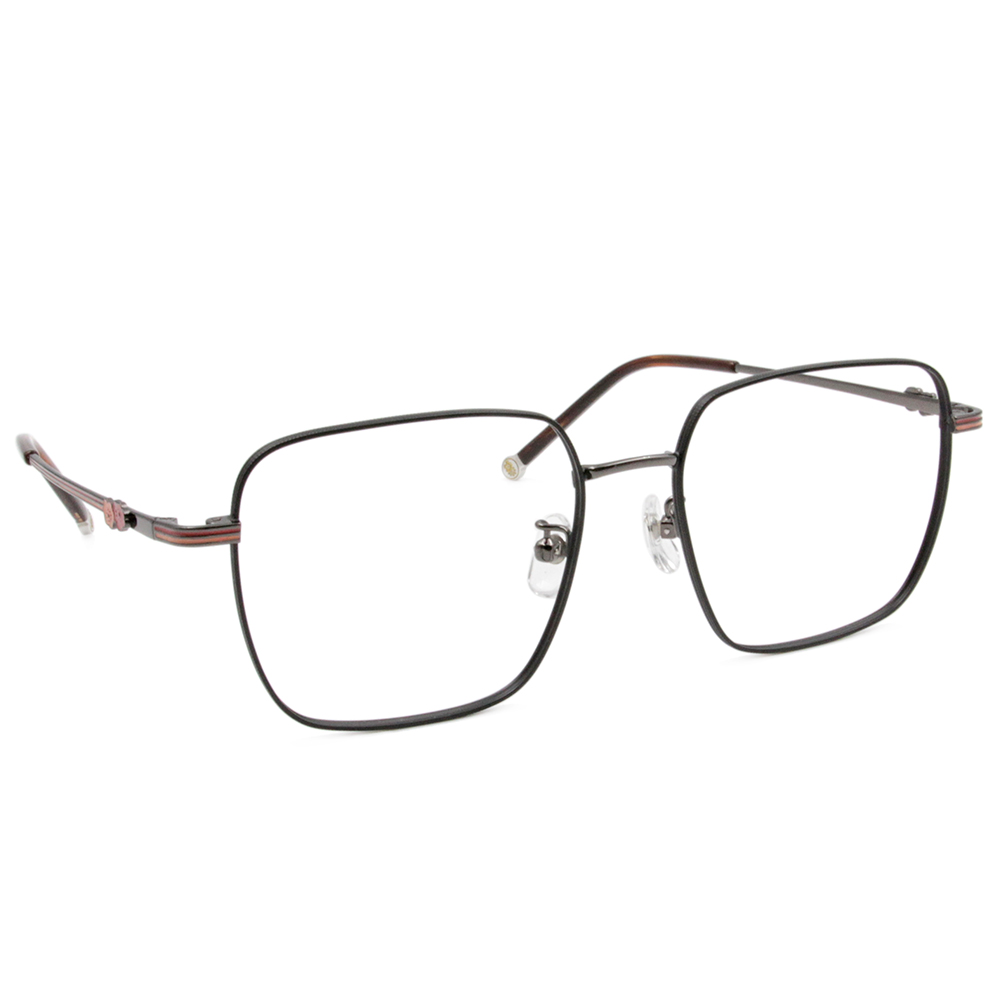 SOU・SOU l 微笑清新 大方框眼鏡❀深黑可可