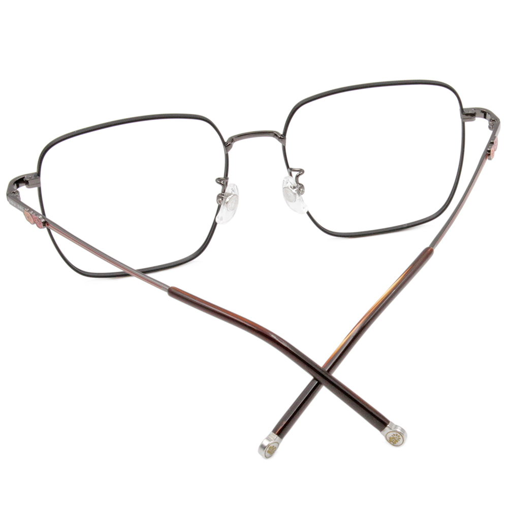 SOU・SOU l 微笑清新 大方框眼鏡❀深黑可可