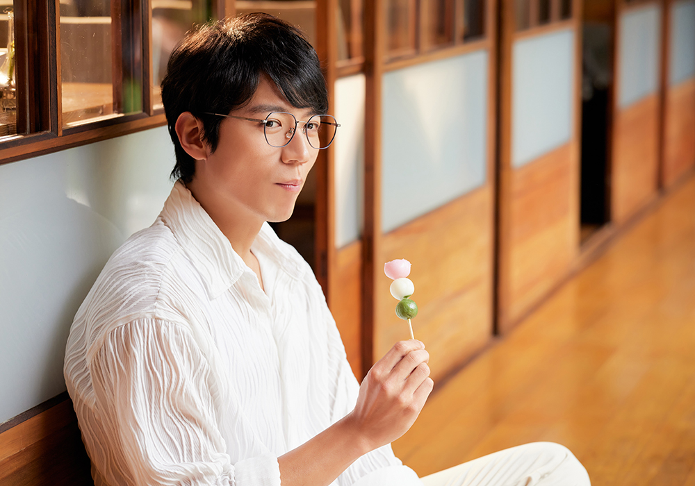 SOU・SOU l 搖搖蘿蔔草 多邊框眼鏡❀金屬靛藍