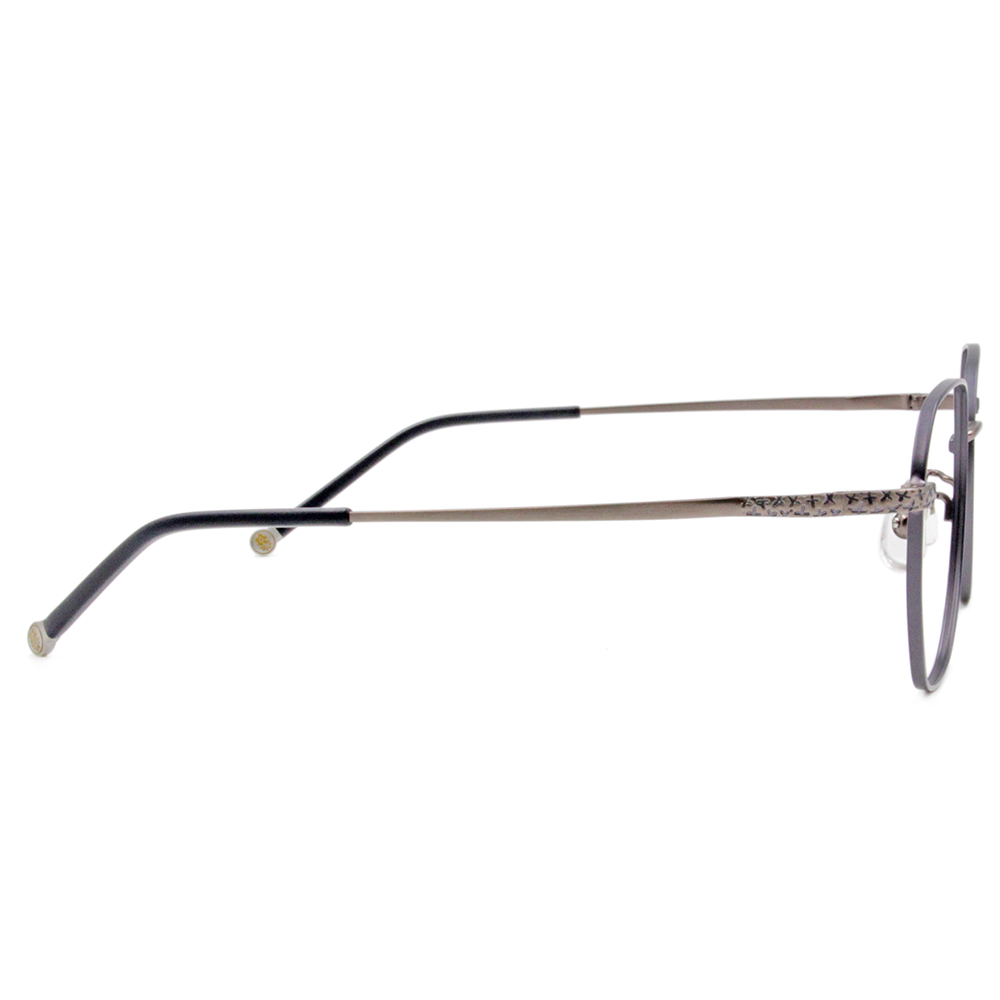 SOU・SOU l 搖搖蘿蔔草 多邊框眼鏡❀金屬靛藍