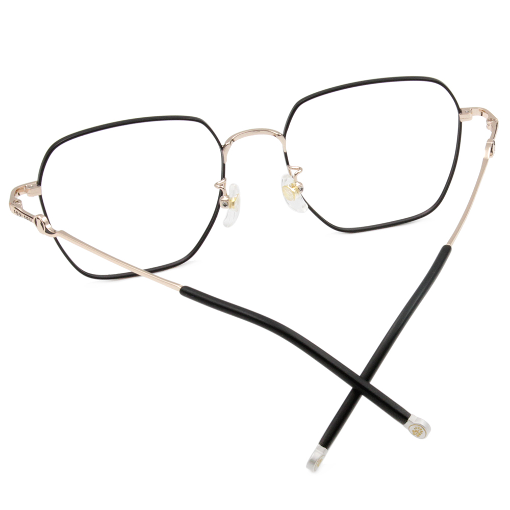 SOU・SOU l 慵懶小貓 大方框眼鏡❀霧黑/金