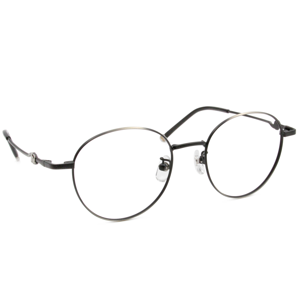 SOU・SOU l 慵懶小貓 圓框眼鏡❀磨砂黑