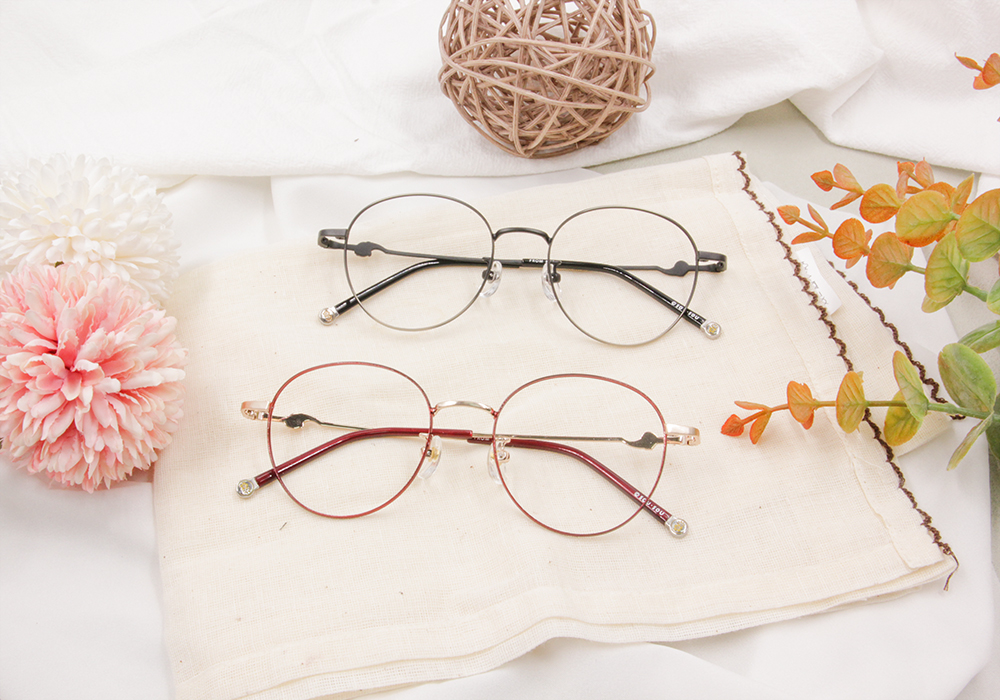 SOU・SOU l 慵懶小貓 圓框眼鏡❀磨砂黑