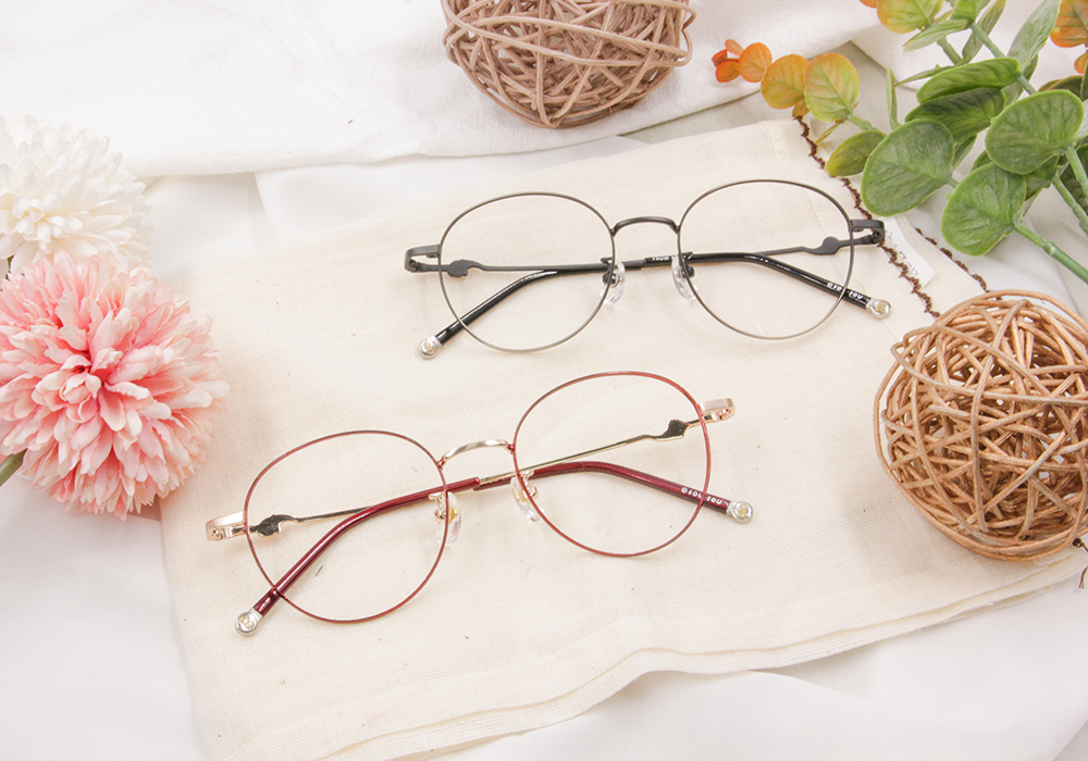 SOU・SOU l 慵懶小貓 圓框眼鏡❀磨砂黑