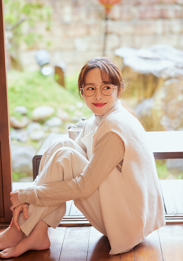 SOU・SOU l 綻放 造型多邊框眼鏡❀黑玫瑰金