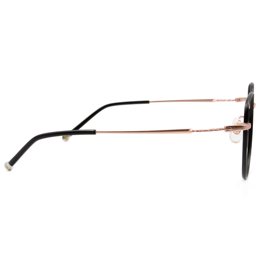 SOU・SOU l 綻放 造型多邊框眼鏡❀黑玫瑰金