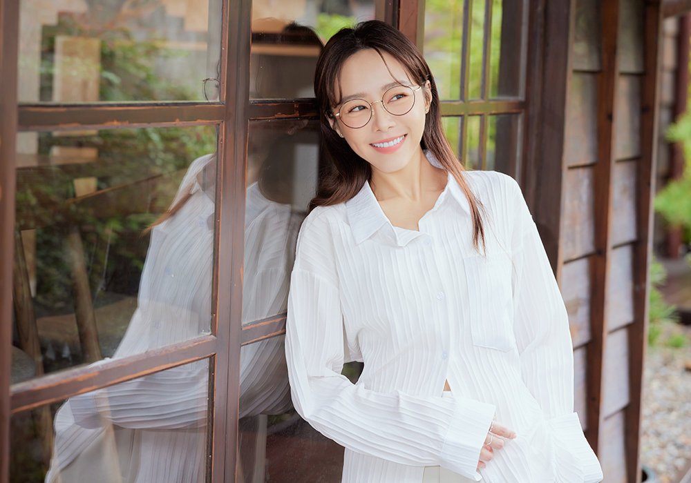 SOU・SOU l 微笑流線 圓框眼鏡❀潮金黑