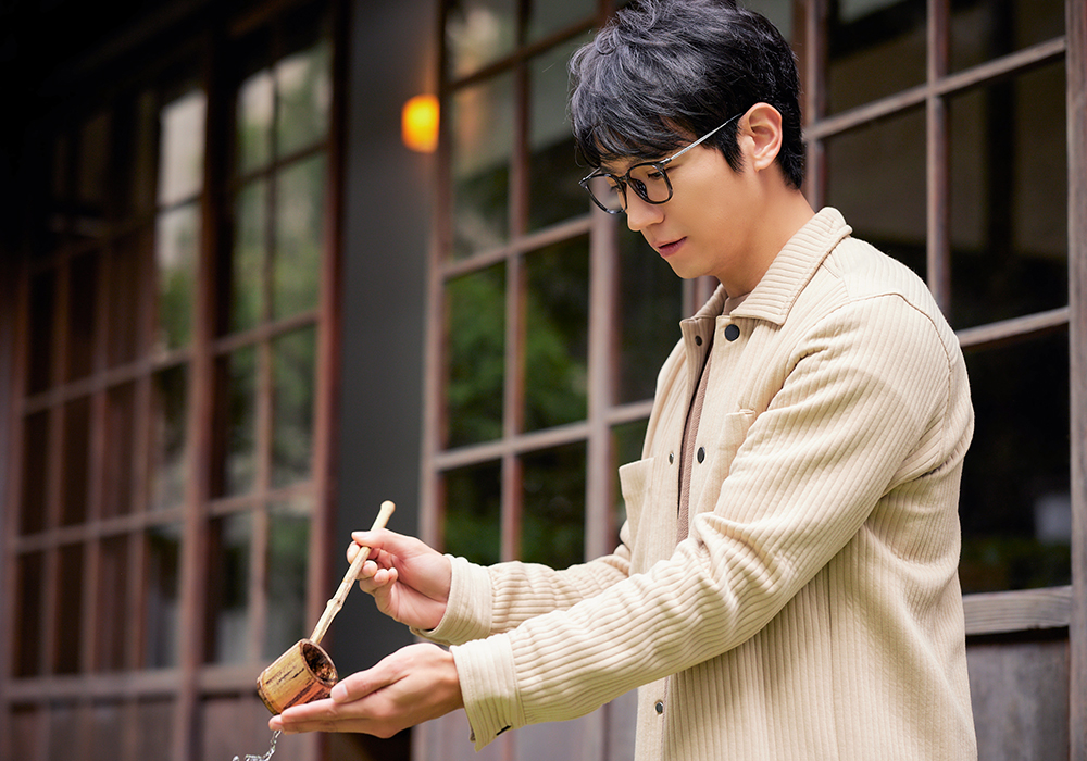 SOU・SOU l 低調十數 大方框眼鏡❀亮深透灰