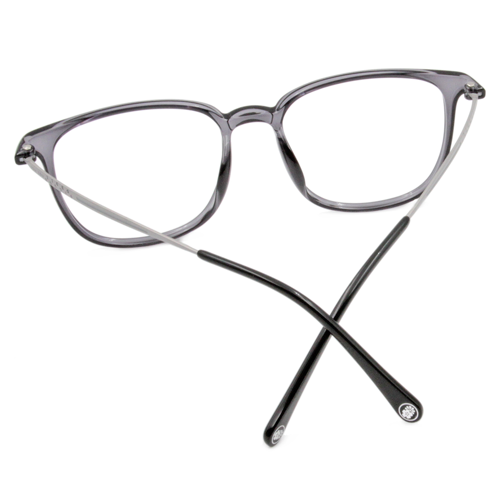 SOU・SOU l 低調十數 大方框眼鏡❀亮深透灰