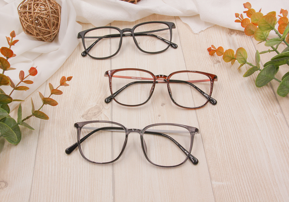 SOU・SOU l 低調十數 大方框眼鏡❀亮深透灰