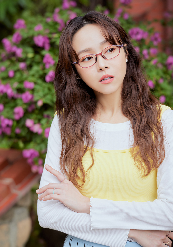 SOU・SOU l 微笑款 橢圓框眼鏡❀透粉/深紫