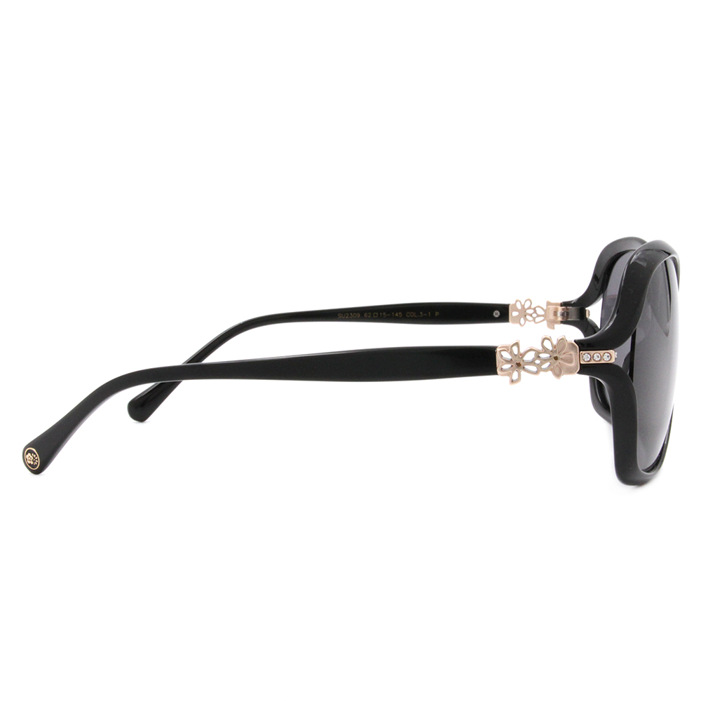 SOU・SOU l 梔子花 蝴蝶框太陽眼鏡❀博學黑