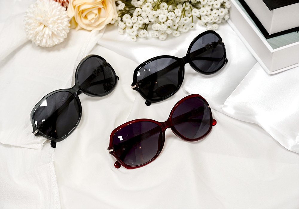 SOU・SOU l 梔子花 蝴蝶框太陽眼鏡❀博學黑