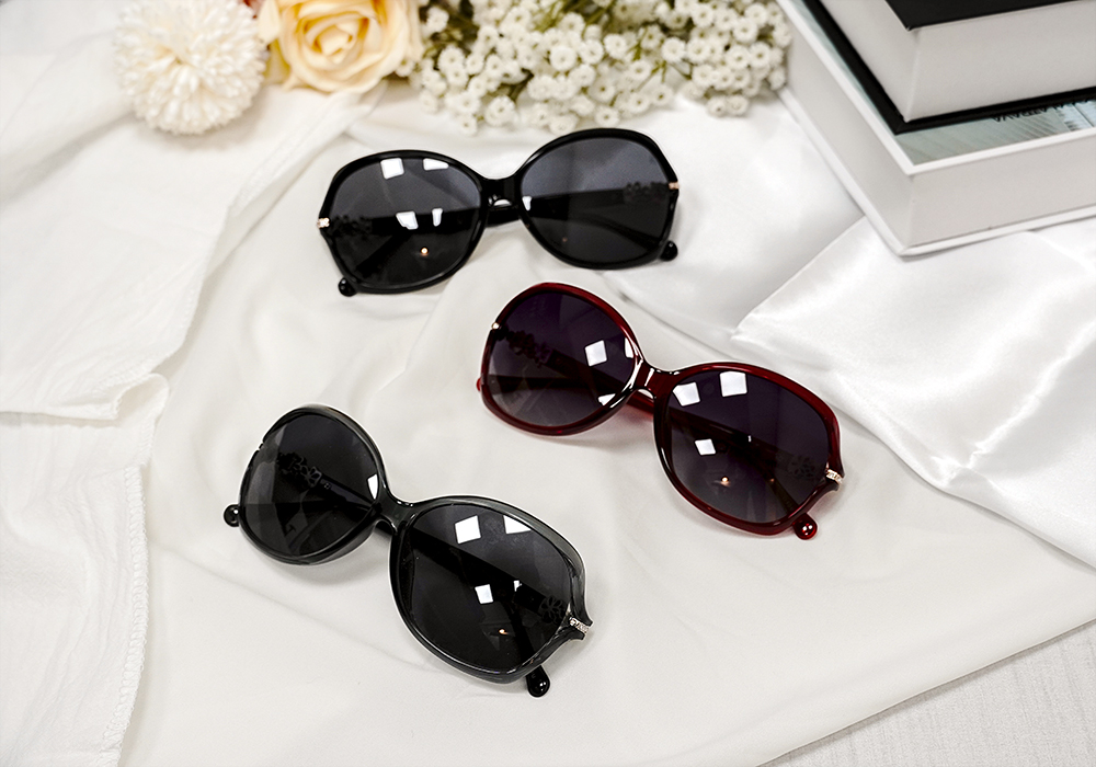 SOU・SOU l 梔子花 蝴蝶框太陽眼鏡❀博學黑