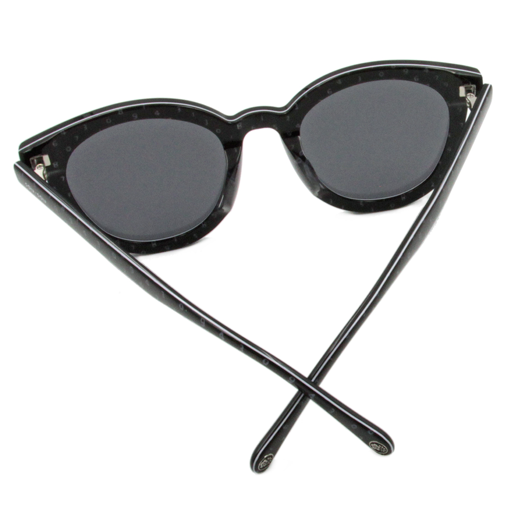 SOU・SOU l 滿版十數低調款 波士頓框太陽眼鏡❀格調黑