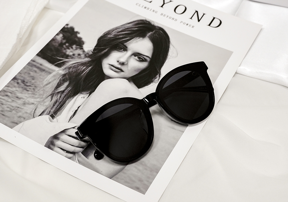 SOU・SOU l 滿版十數低調款 波士頓框太陽眼鏡❀格調黑