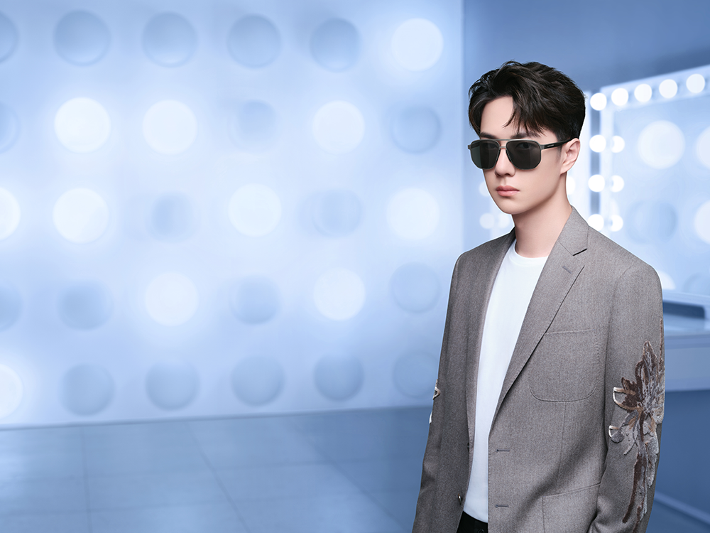 Helen Keller 率性多邊飛行框太陽眼鏡 銀河灰