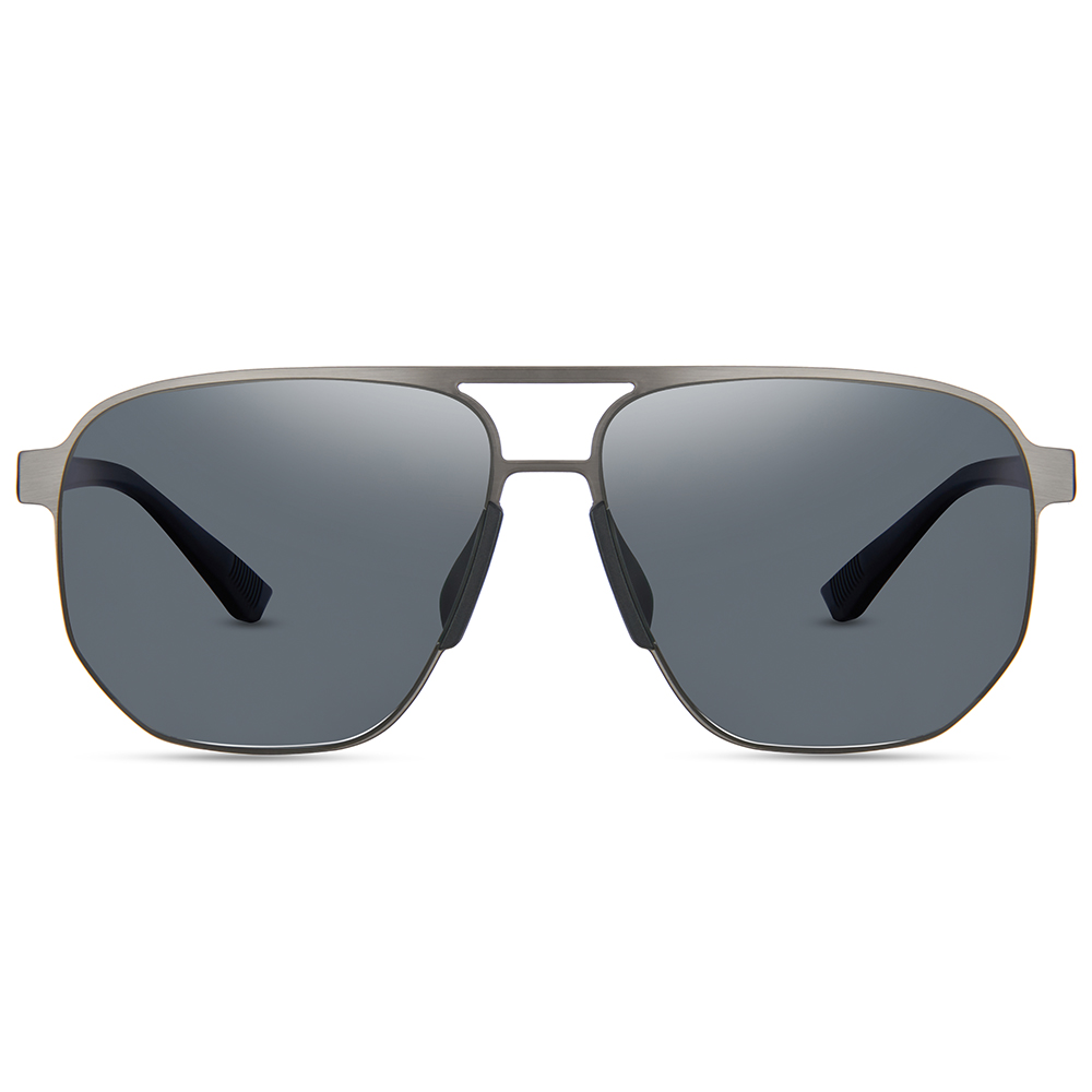 Helen Keller 率性多邊飛行框太陽眼鏡 銀河灰