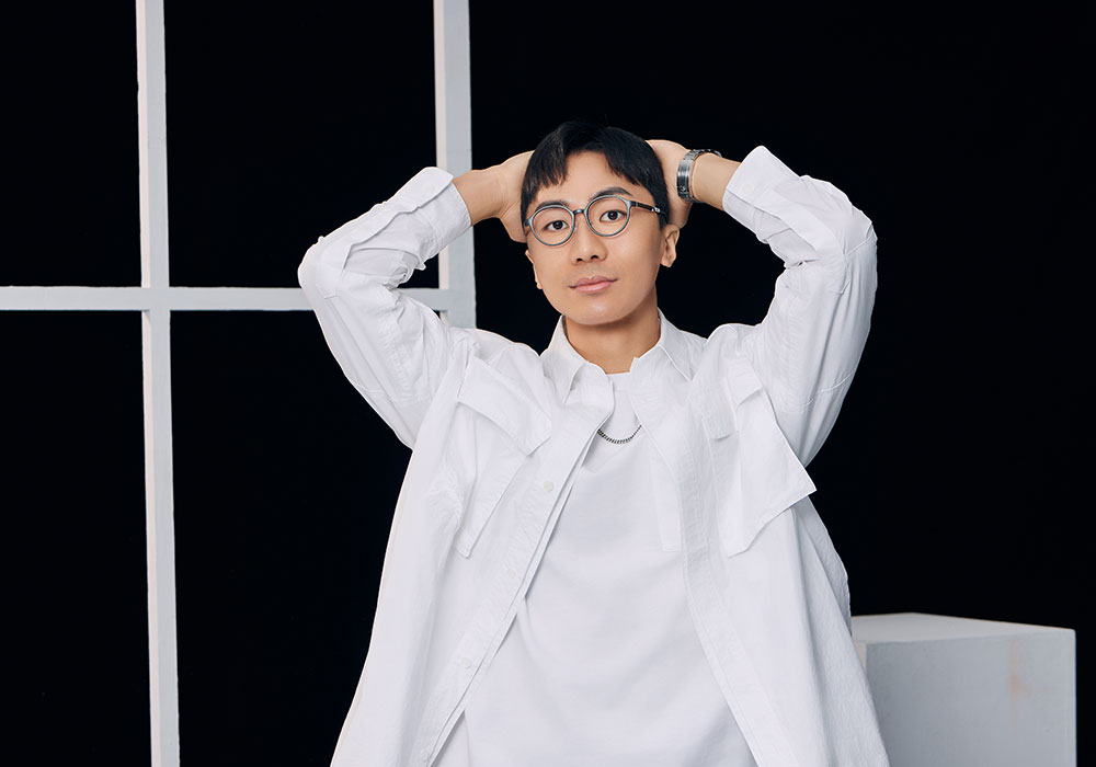 ❰台灣設計師聯名❱_LAIMO系列｜早安來貘 圓框眼鏡｜玄鐵灰