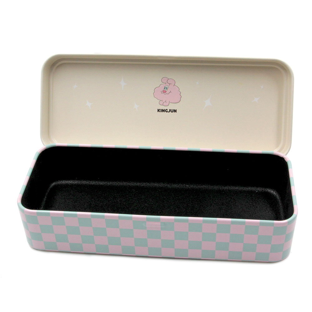 ❰台灣設計師聯名❱_KINGJUN系列｜他是蠢兔 圓框眼鏡 ｜霧黑/透紅