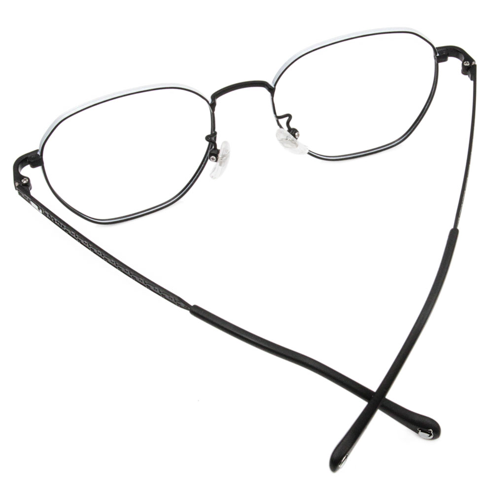 ❰台灣設計師聯名❱_LAIMO系列｜滿版來貘 多邊框眼鏡｜質感黑白