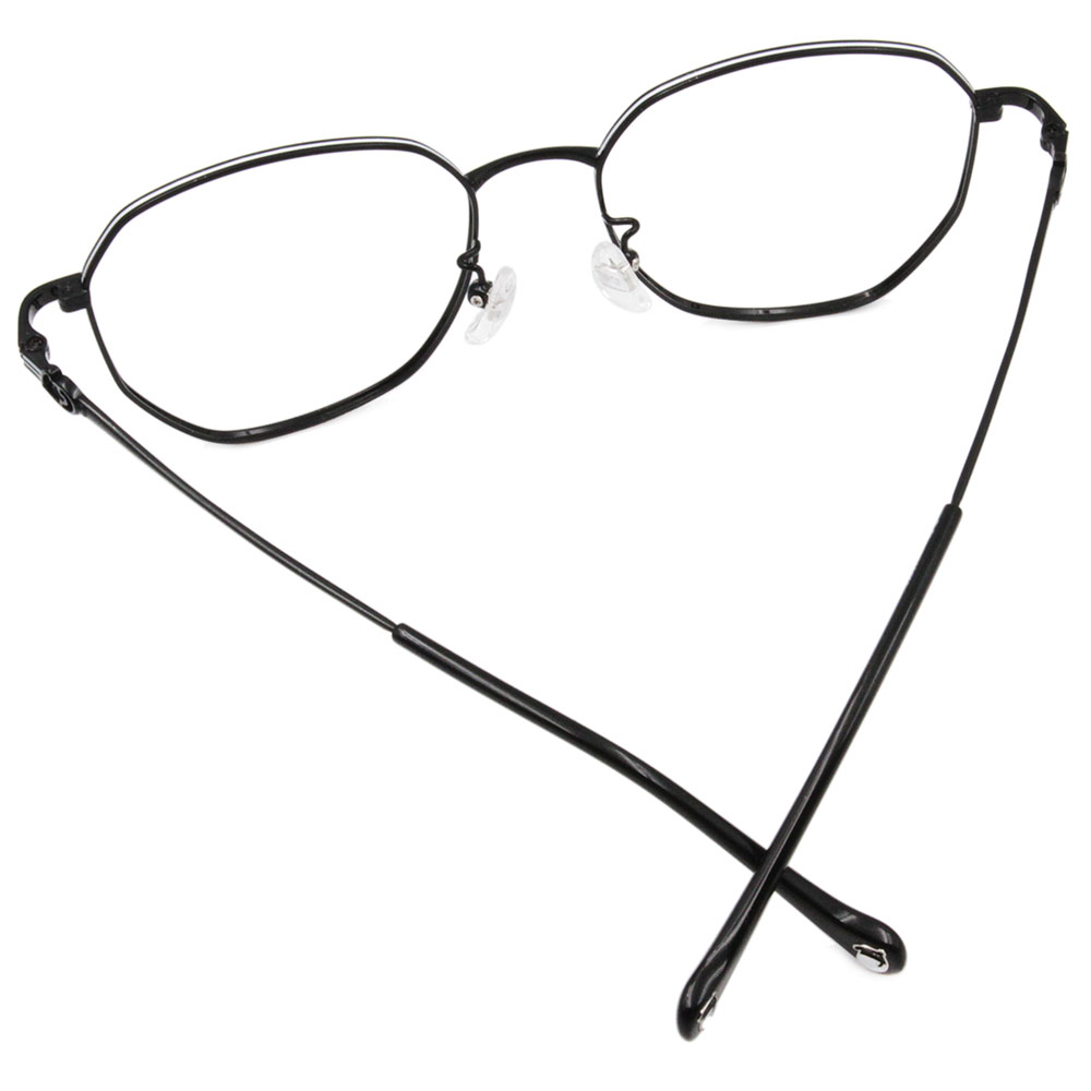 ❰台灣設計師聯名❱_LAIMO系列｜極簡來貘 多邊框眼鏡｜亮眼黑