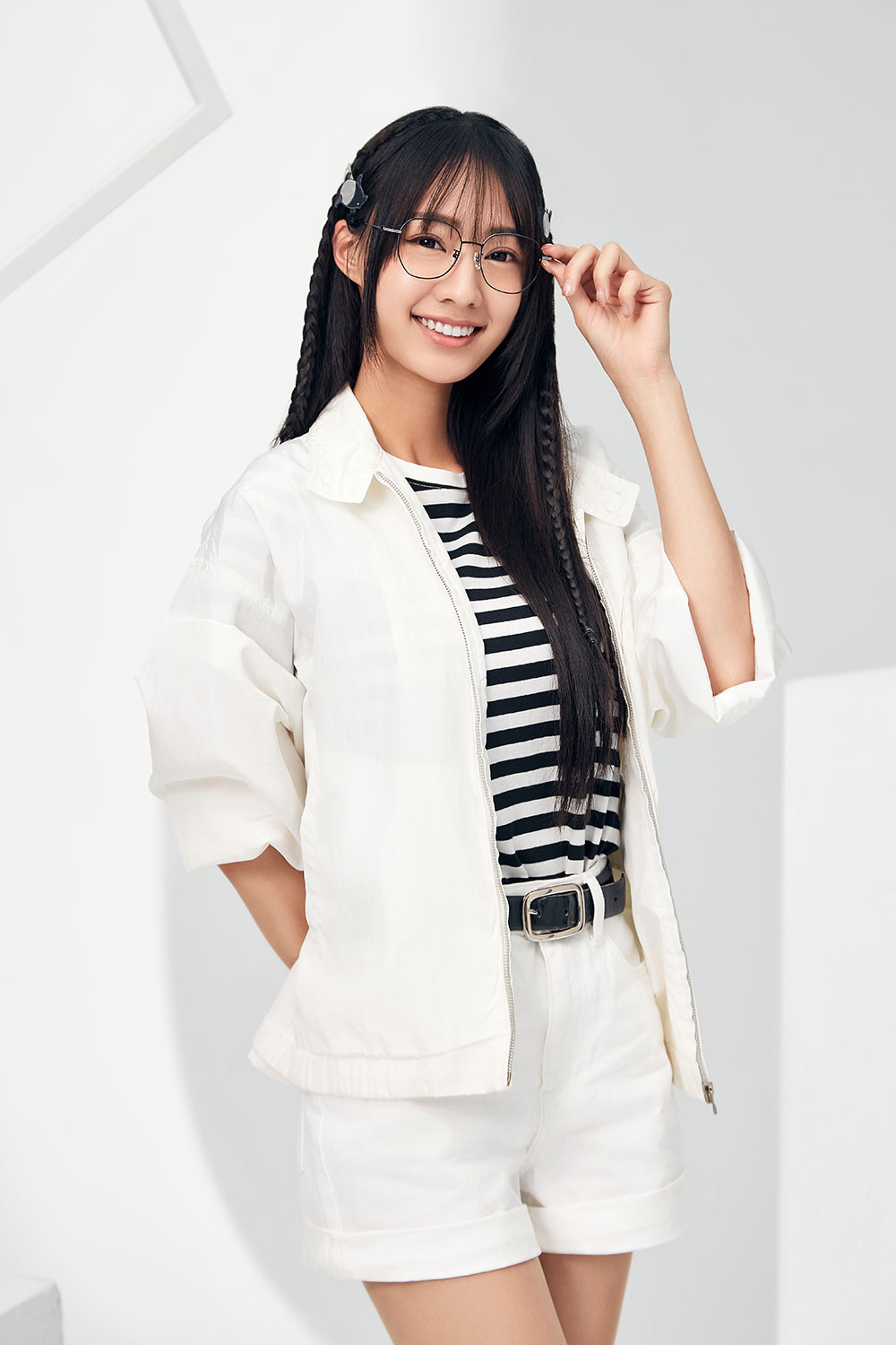 ❰台灣設計師聯名❱_LAIMO系列｜極簡來貘 多邊框眼鏡｜亮眼黑