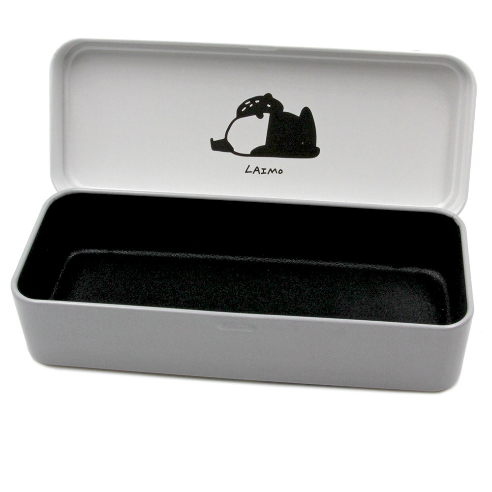 ❰台灣設計師聯名❱_LAIMO系列｜來貘Say Hi 雙槓圓框眼鏡｜巧克力黑