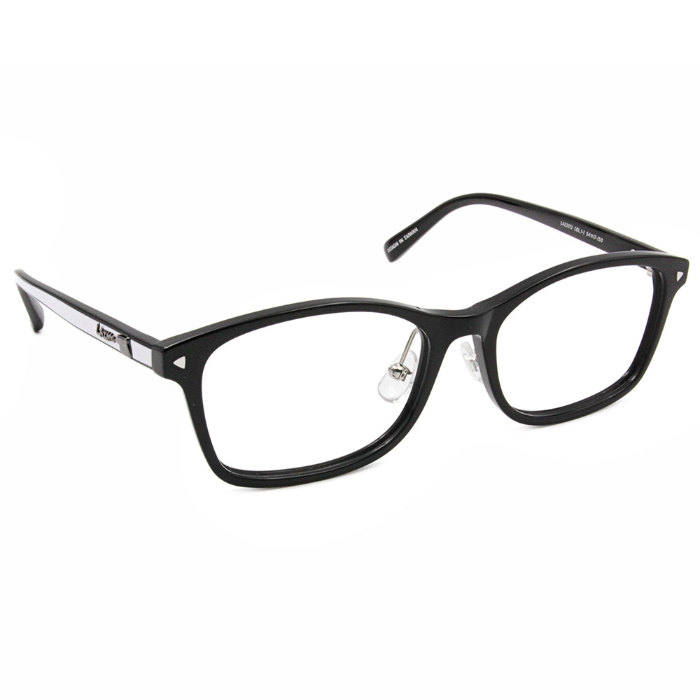 ❰台灣設計師聯名❱_LAIMO系列｜詼諧來貘 長方框眼鏡｜霧黑白